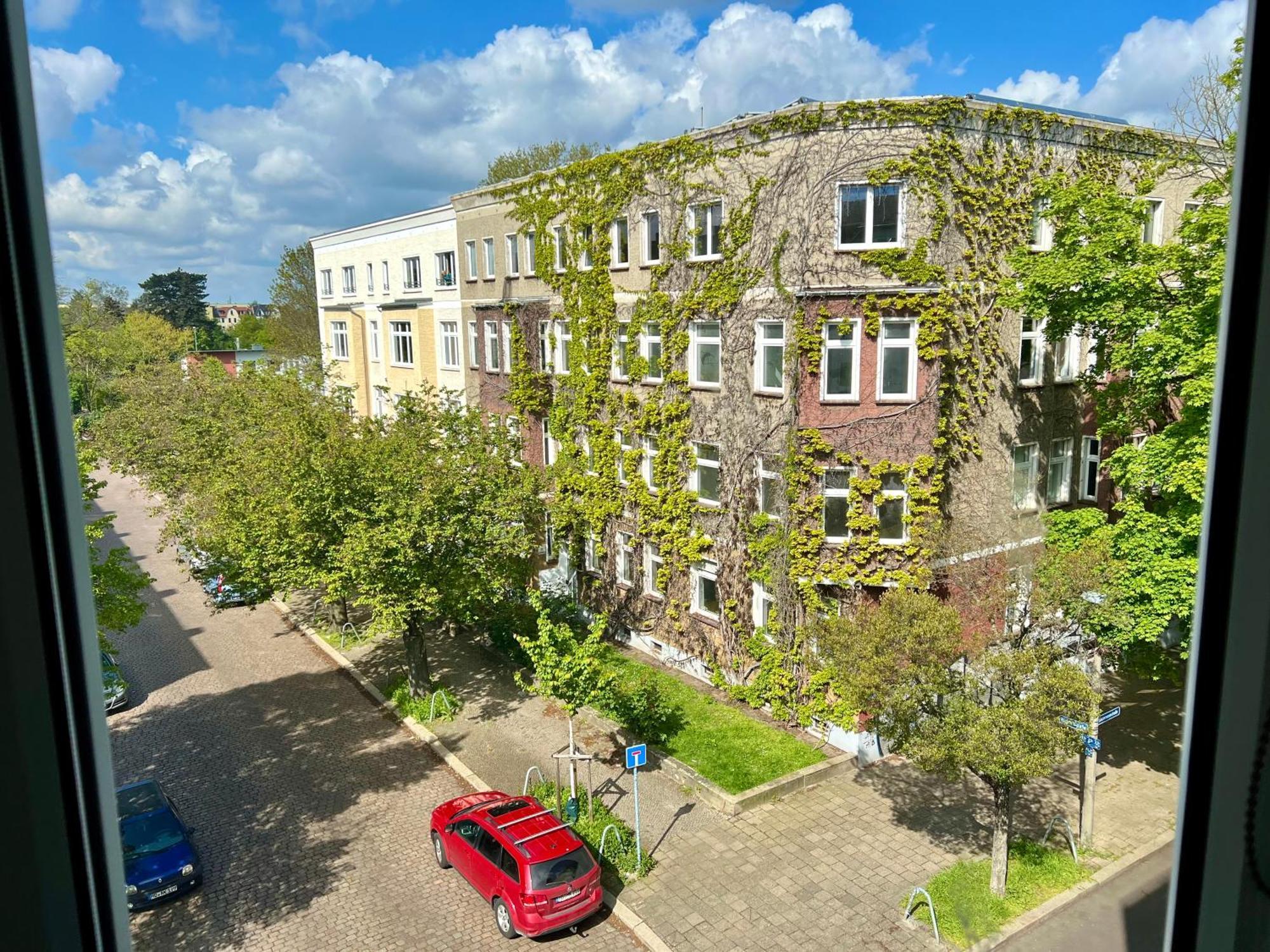 Schickes Einzimmerapartment nahe Uniklinik Magdeburg Exterior foto